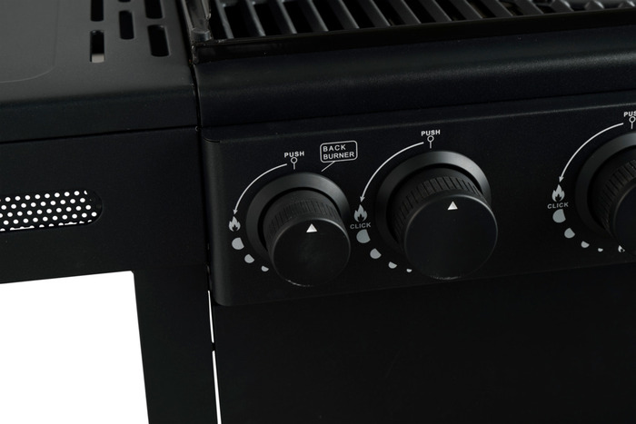 Gasolgrill 4 brännare + 1 bakre brännare 16,9 kW Grillexpert